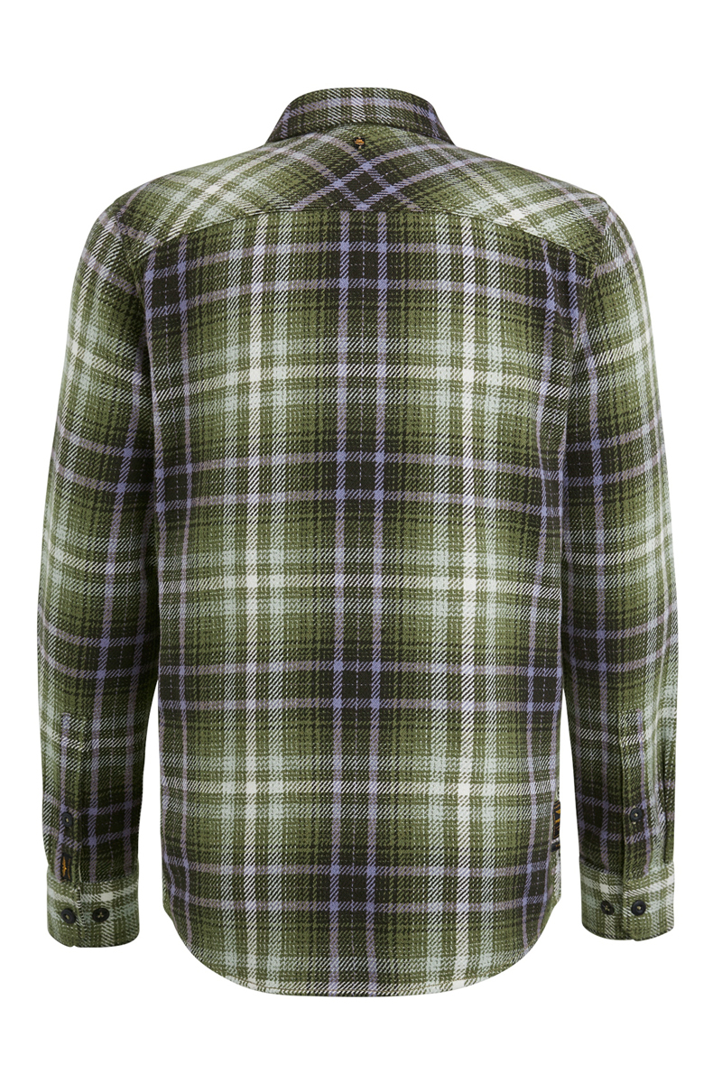 PME Legend Long Sleeve Shirt Heavy Twill Check Groen-1 2