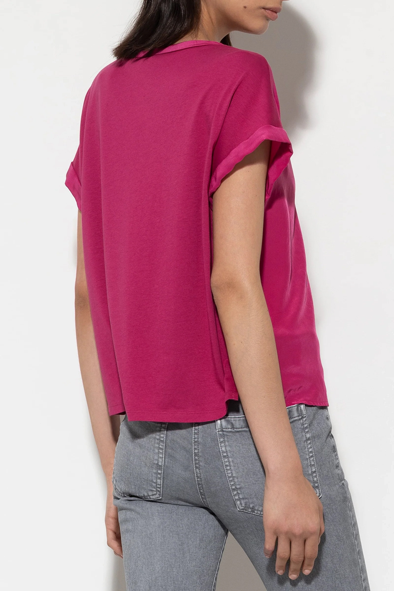 Luisa Cerano Jersey-T-Shirt berry pink 4