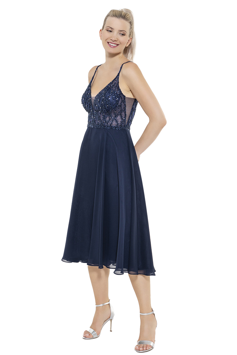 Swing Dames jurk Blauw-3 3