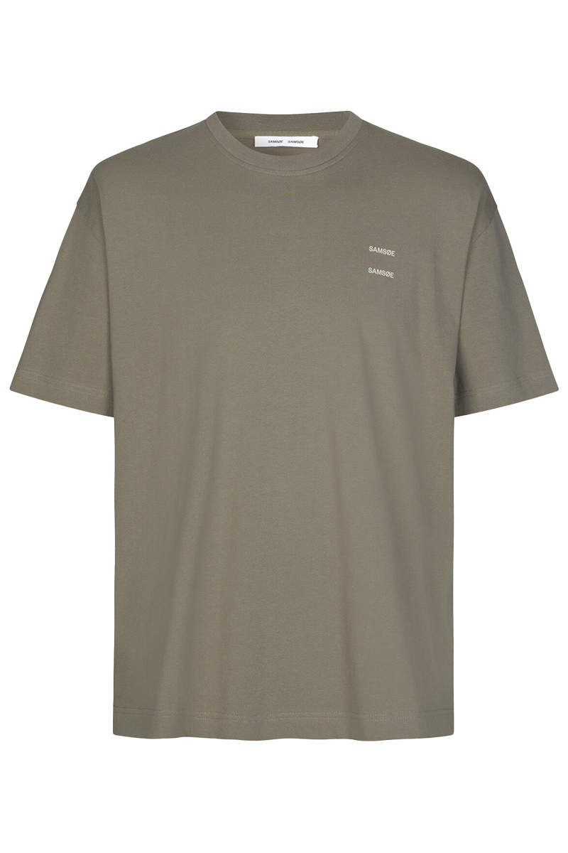 Samsøe Samsøe JOEL T-SHIRT 11415 bruin/beige-1 1