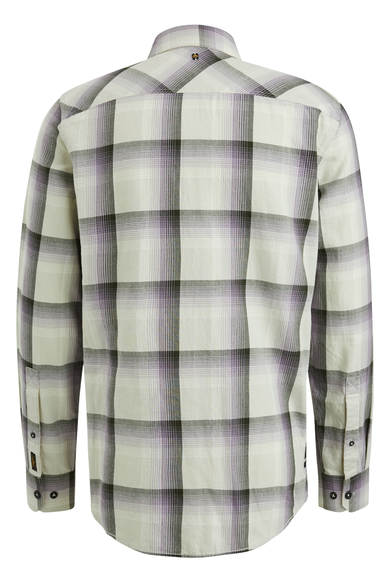 PME Legend Long Sleeve Shirt Ctn Twill Check Grijs-1 2