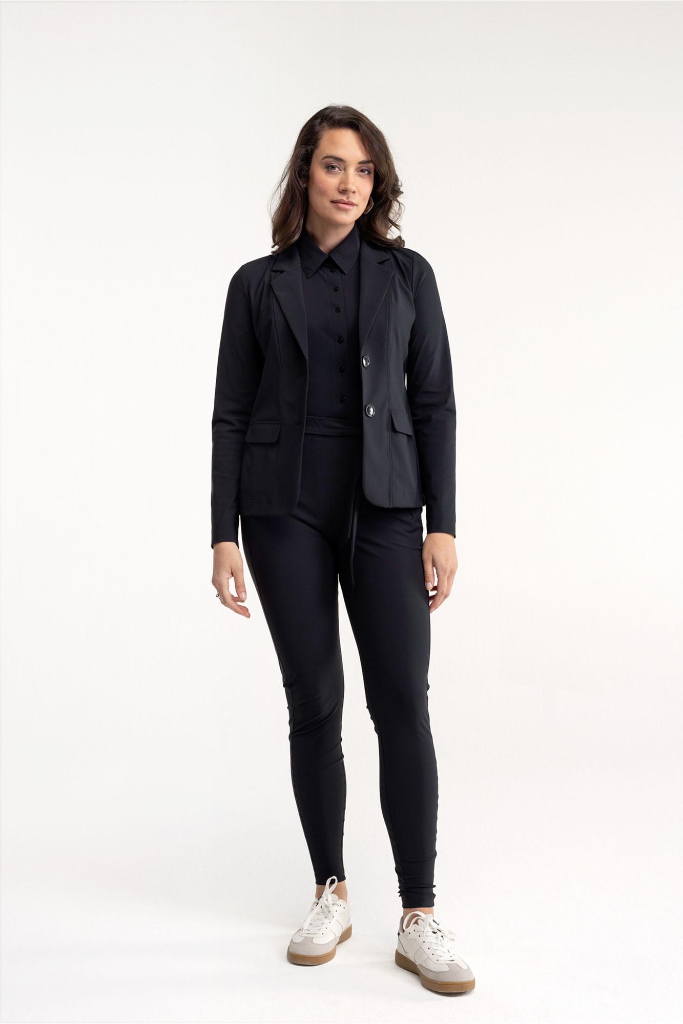 Studio Anneloes Clean blazer Zwart-1 3