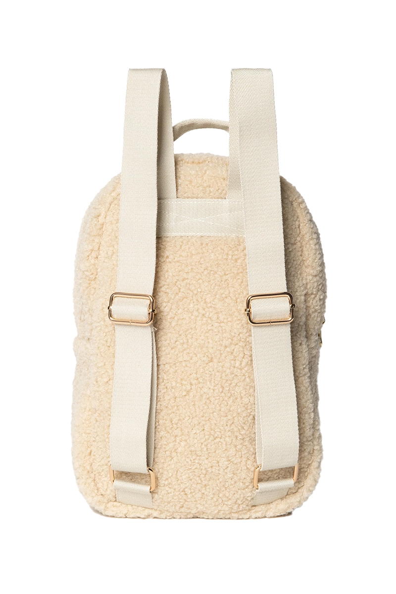 Studio Noos teddy mini backpack Ecru-1 4