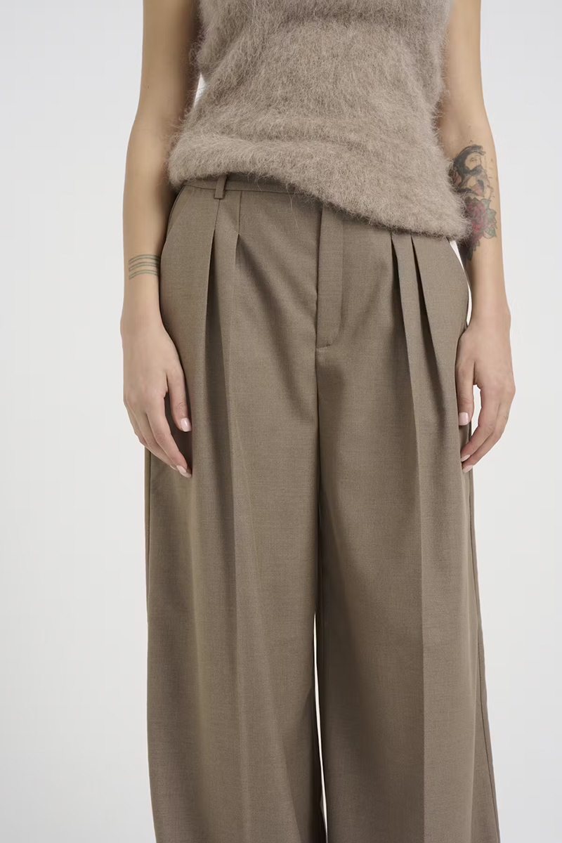 Gestuz CaciaGZ HW pants bruin/beige-1 3