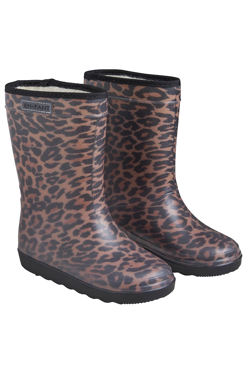 EN FANT Thermo boots print bruin/beige-1 1