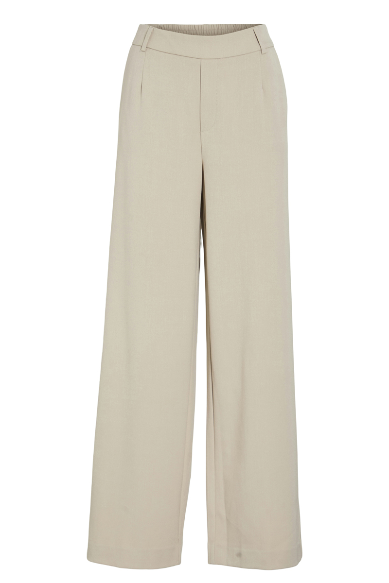 Vila VIVARONE HW WIDE PANT - NOOS 293136-Feather Gray 1