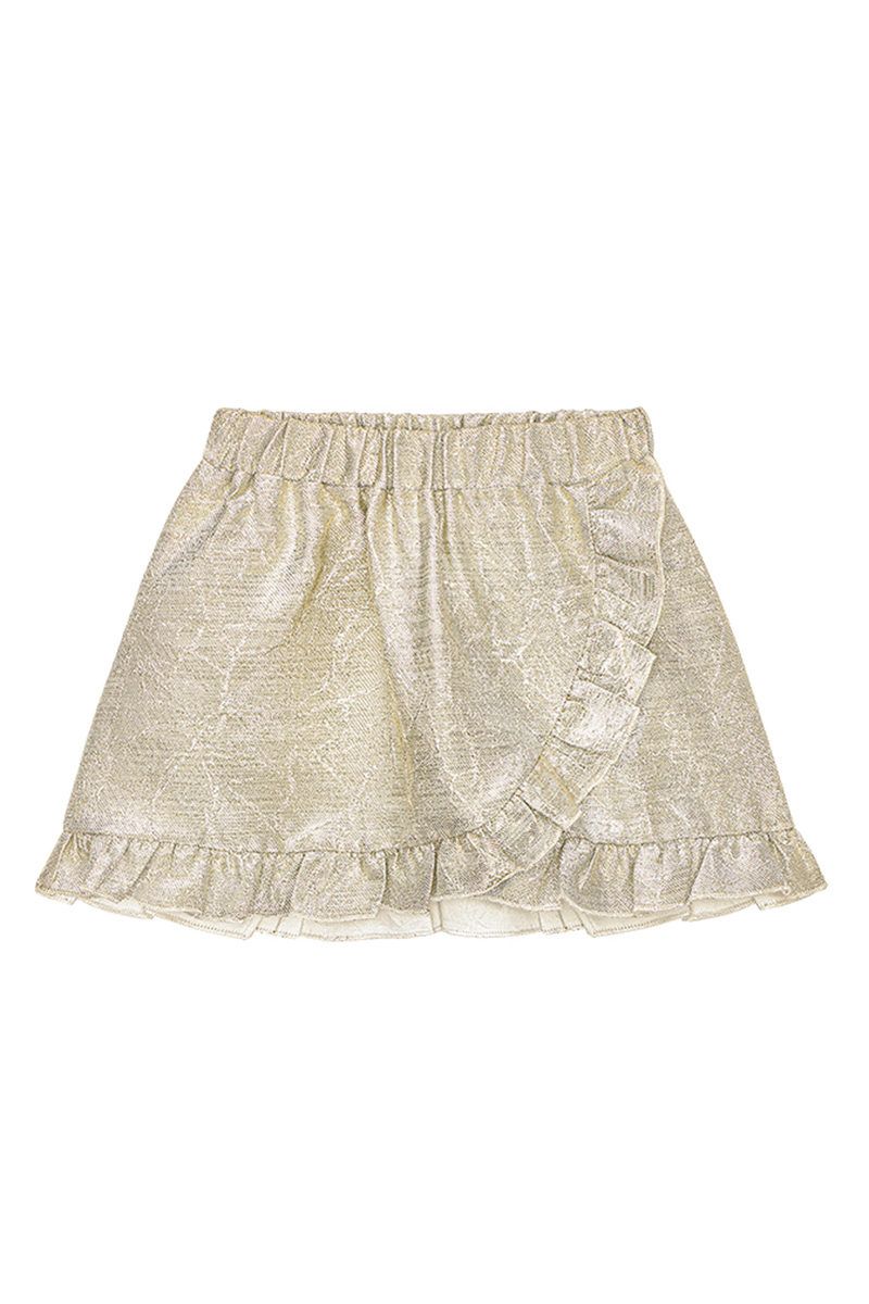 House Of Jamie Wrap skirt Goud-1 1