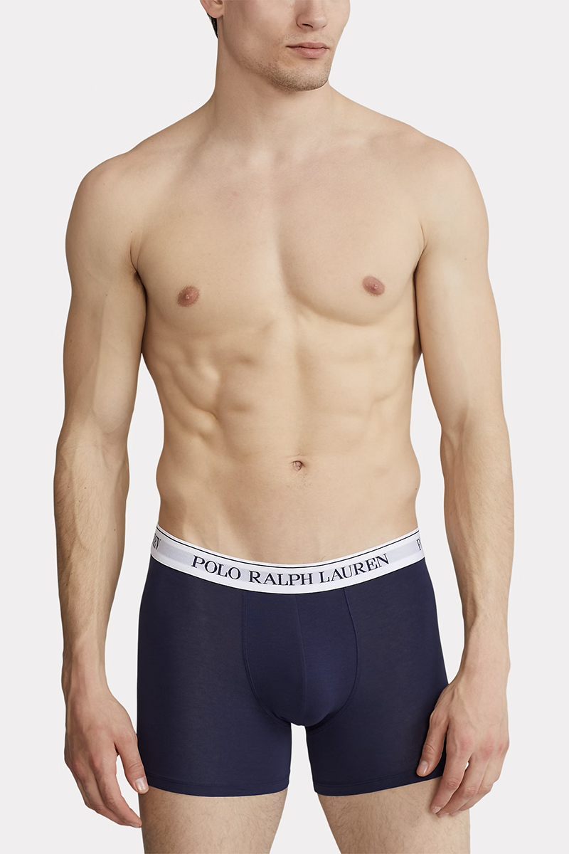 Polo Ralph Lauren Boxer brief 3 pack Blauw-1 2