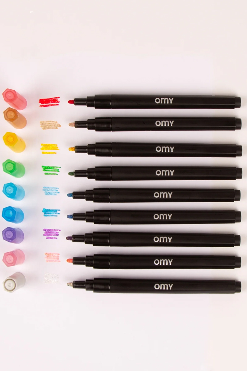 OMY Glitter markers Diversen-1 3