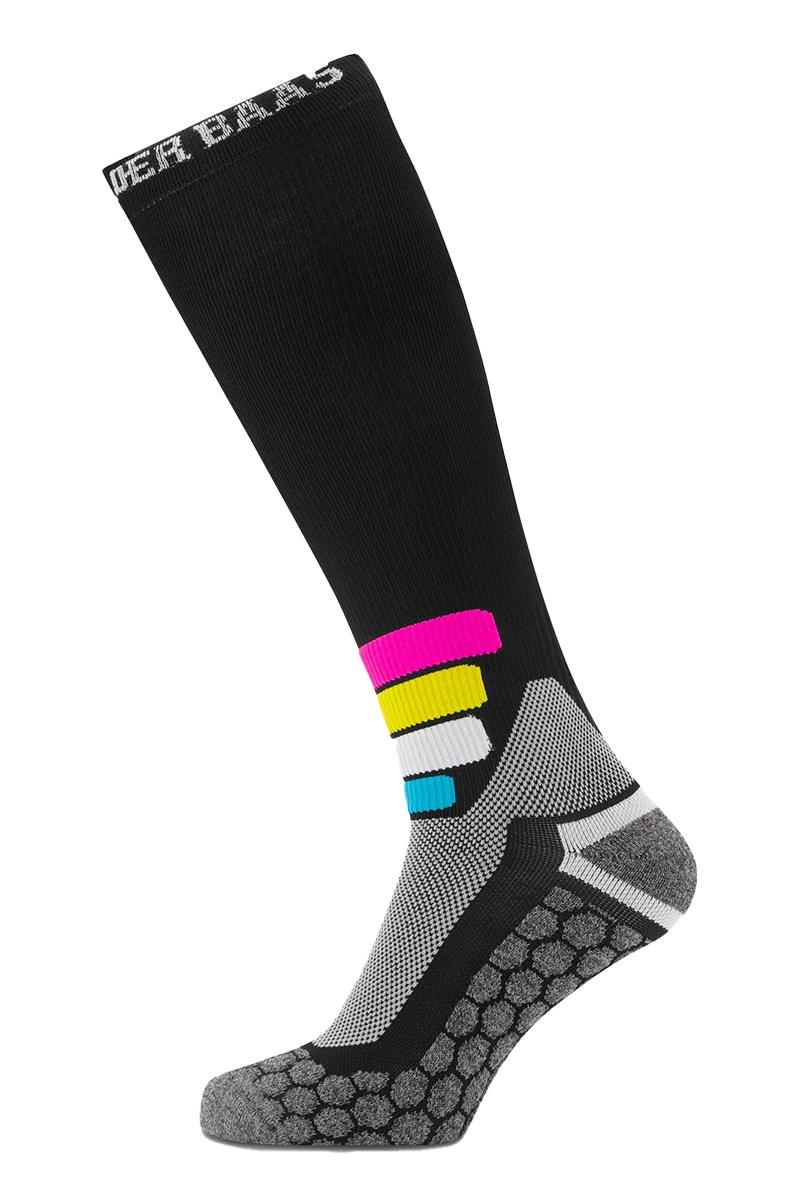 Poederbaas TECHNICAL SKI SOCKS BAMBOO FREERIDE Zwart-1 1