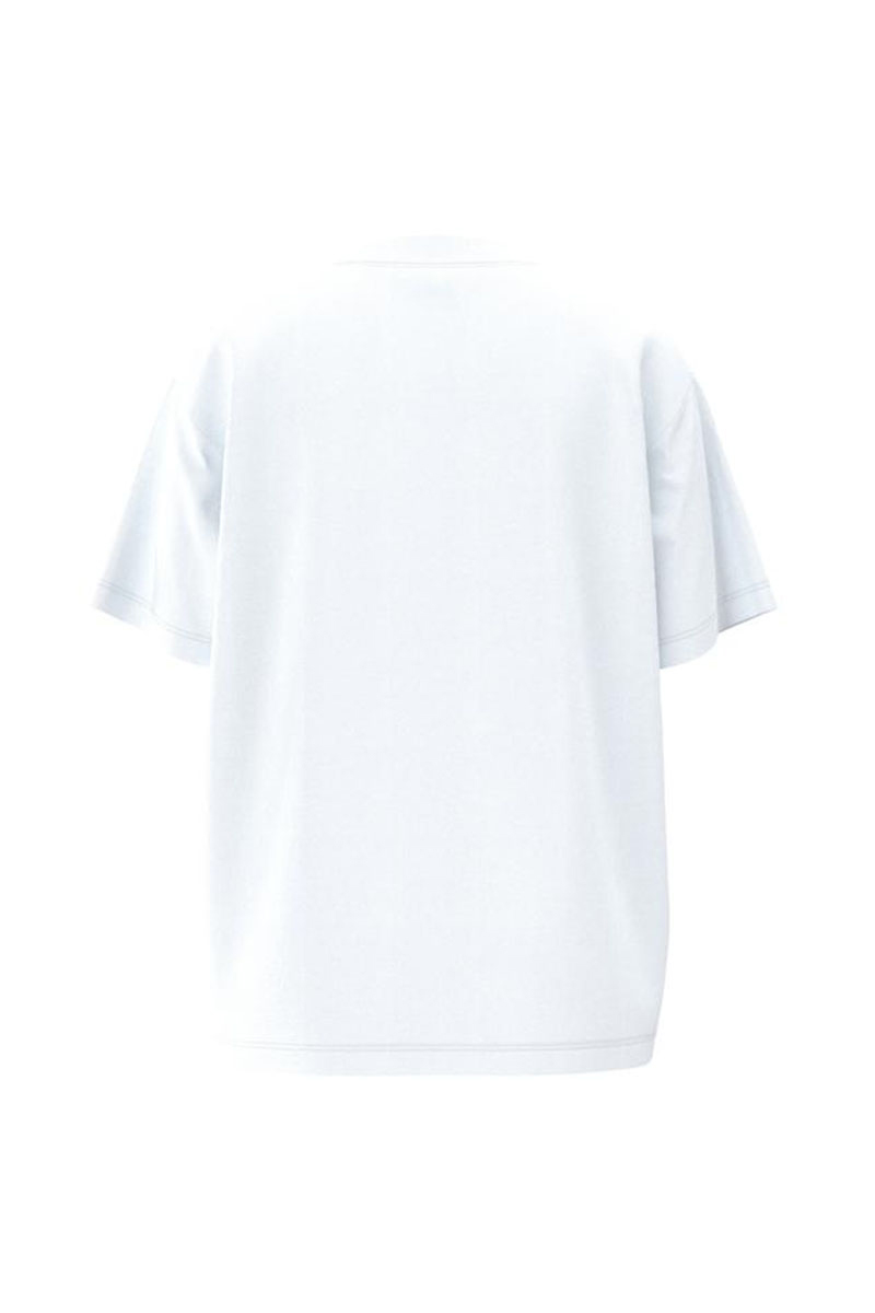 Selected SLFRELAX COLWOMAN SS MOCK NECK TEE 179651-Bright White 2