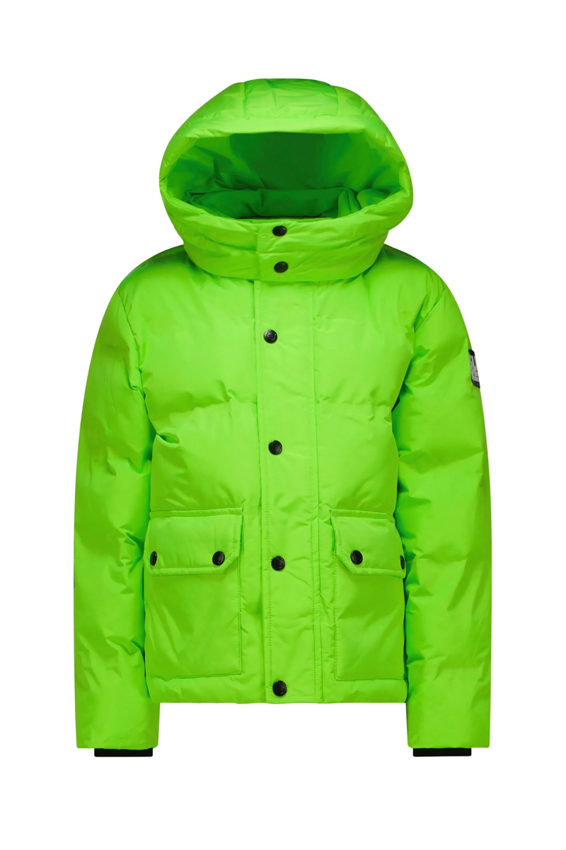 Superrebel COLORADO BOYS SUPER FIT JACKET QUILTING (TAPED) Groen-1 1