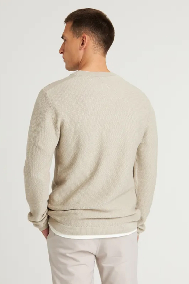 Chasin' KNITWEAR LS r-neck L.GREY 3