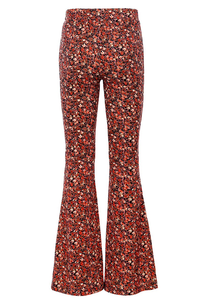 LOOXS LITTLE Little crinkle flare pants Oranje-1 4