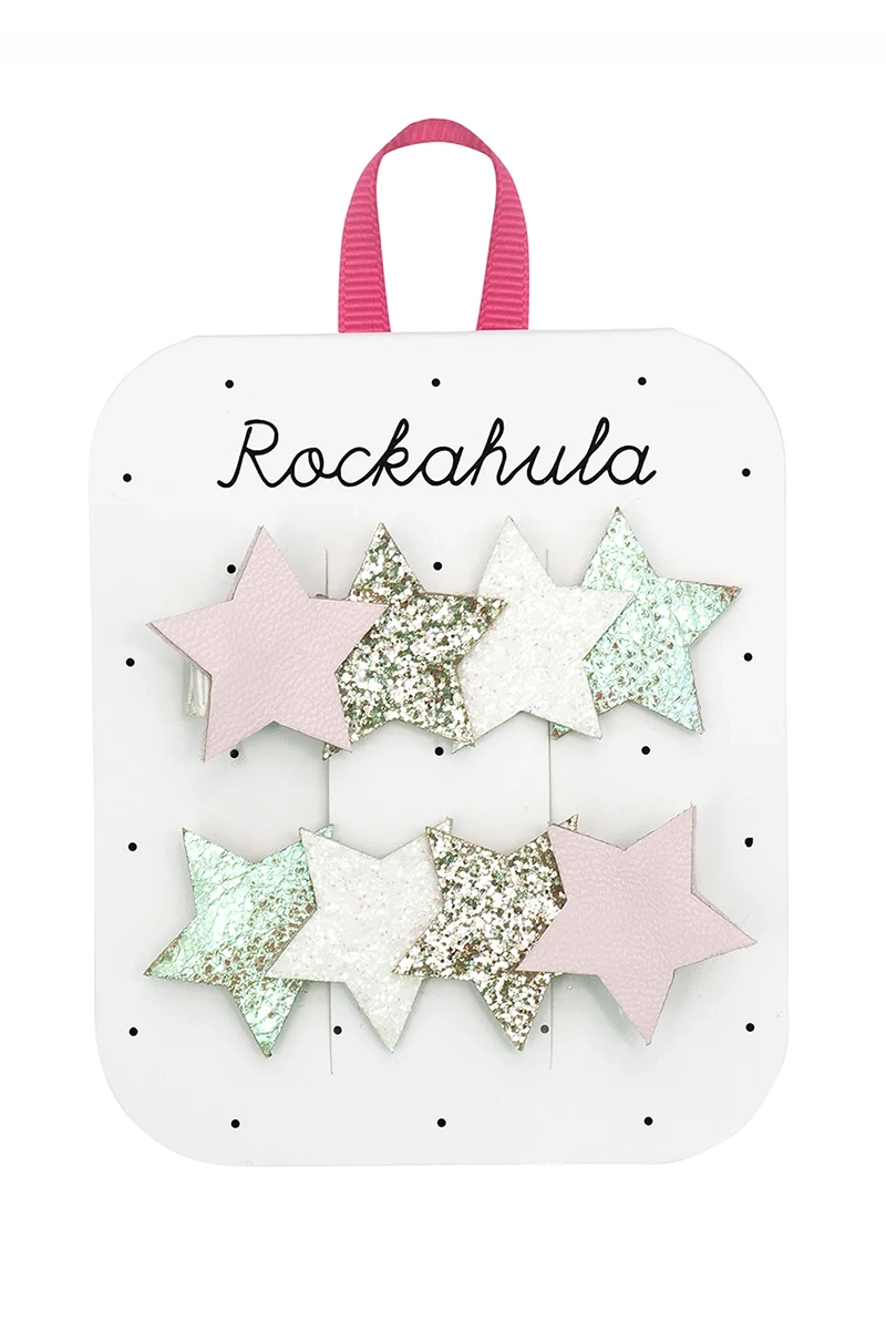 ROCKAHULA KIDS Rainbow shimmer star clips Diversen-1 1