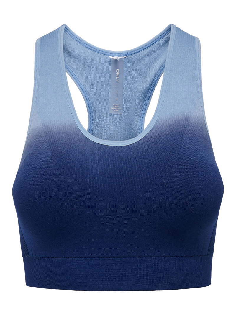 Only Play ONPDIP-2 SEAM SPORTS BRA 295056001-Blissful Blue/w. Maritime Blue 1