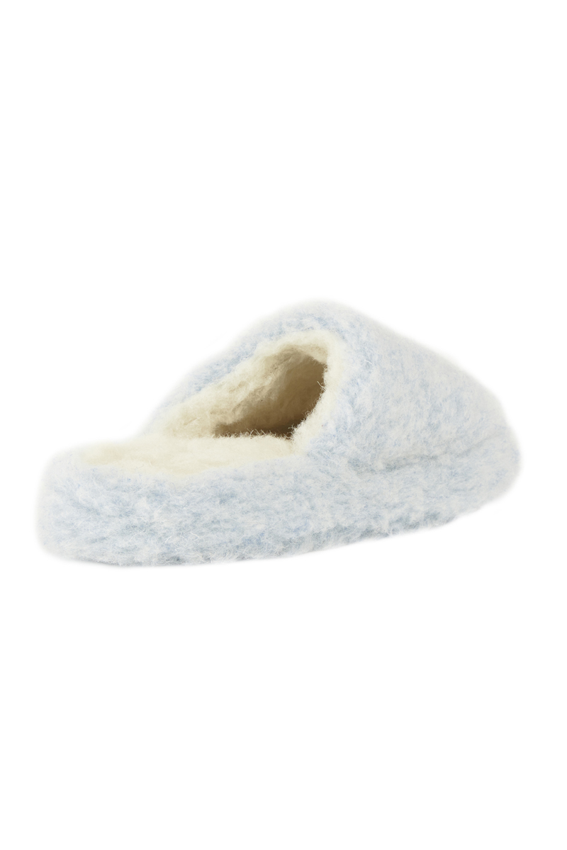 Rue de Wool Pantoffels Blauw-1 4