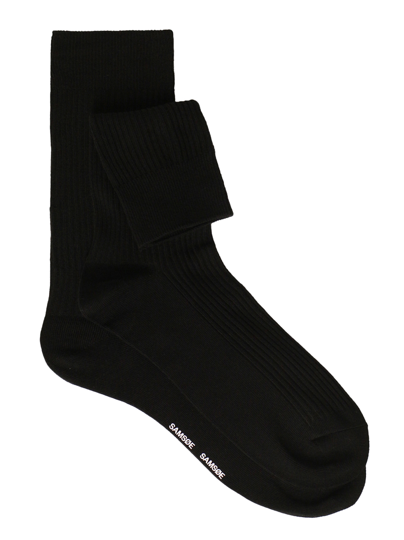 Samsøe Samsøe HANSE SOCKS 11690 Zwart-1 1