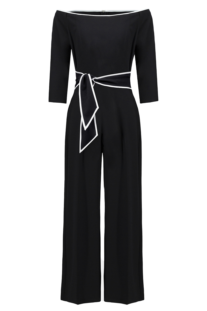 Joseph Ribkoff LDS Jumpsuit Zwart-1 1