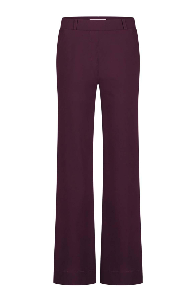 Studio Anneloes Lexie bonded trousers Paars-1 1