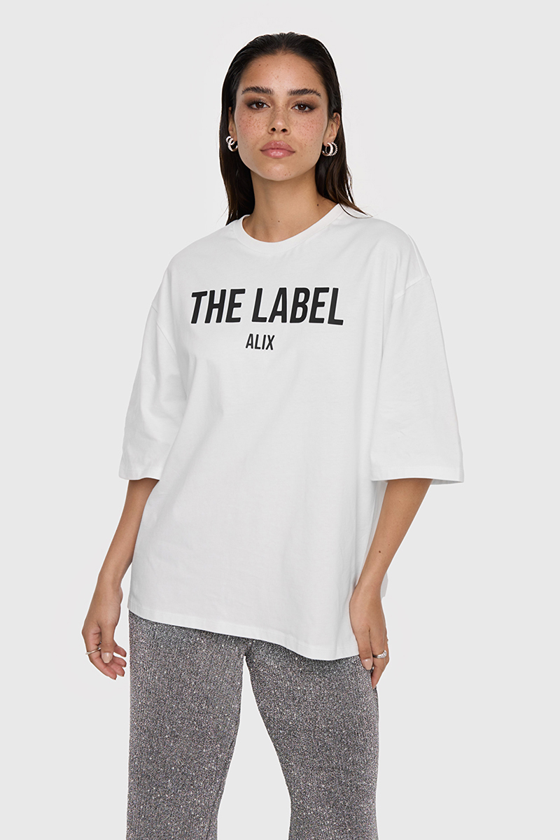 Alix the Label The label t shirt Wit-1 2