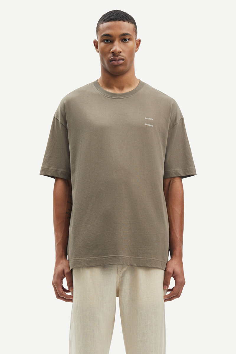 Samsøe Samsøe JOEL T-SHIRT 11415 bruin/beige-1 2