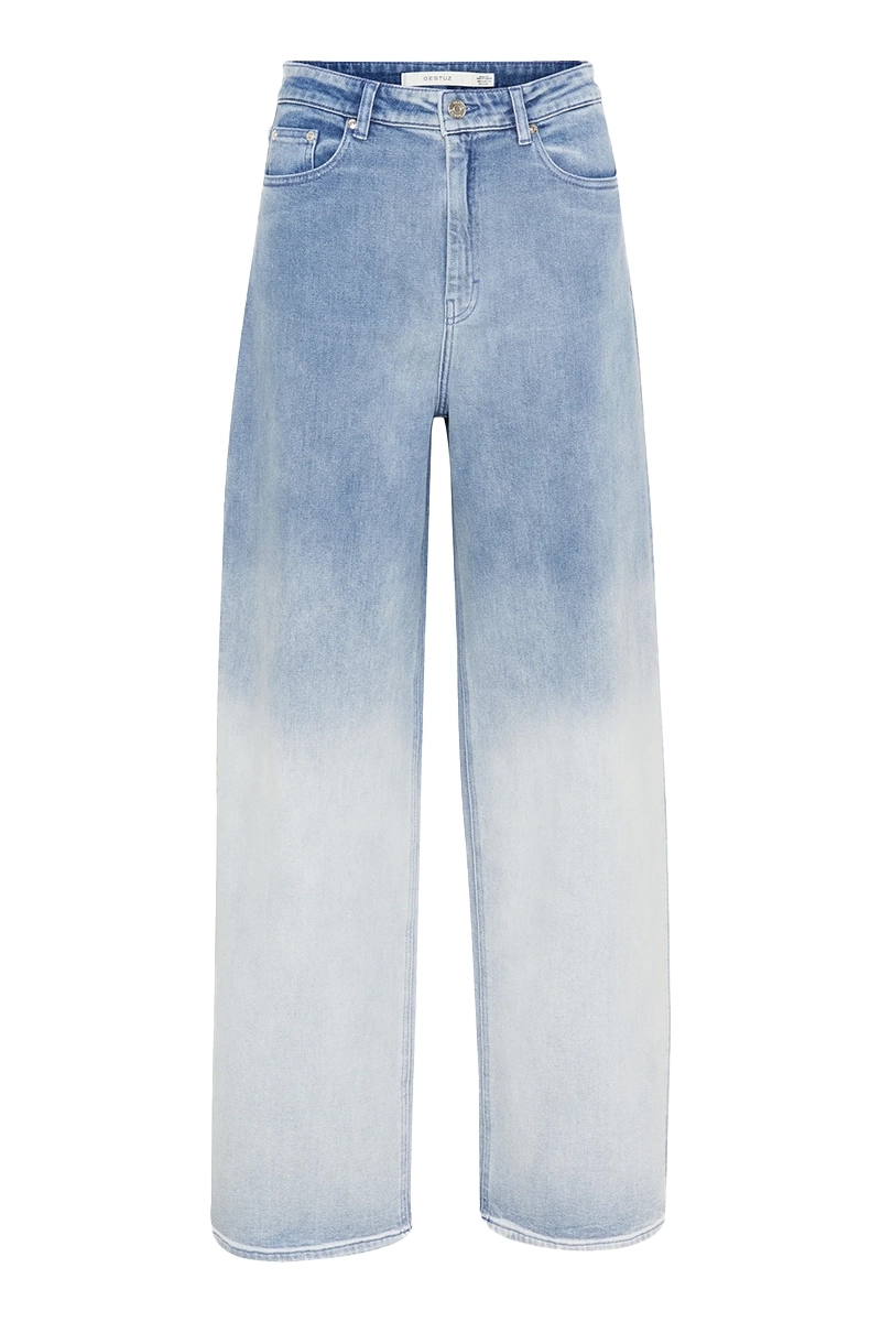 Gestuz BebbieGZ HW wide jeans Blauw-1 1