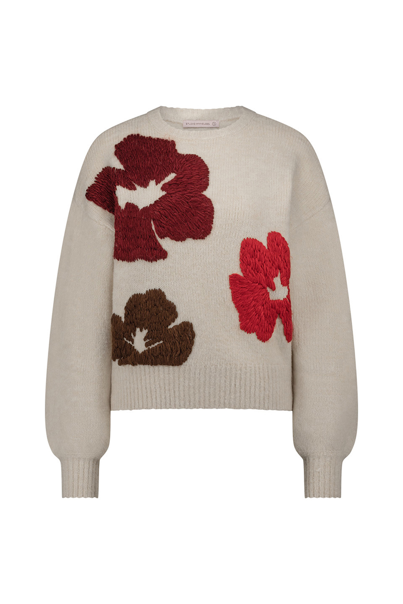 Nour flower pullover