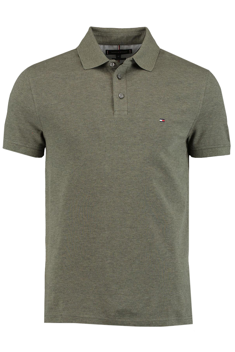 Tommy Hilfiger 1985 SLIM POLO Groen-1 1