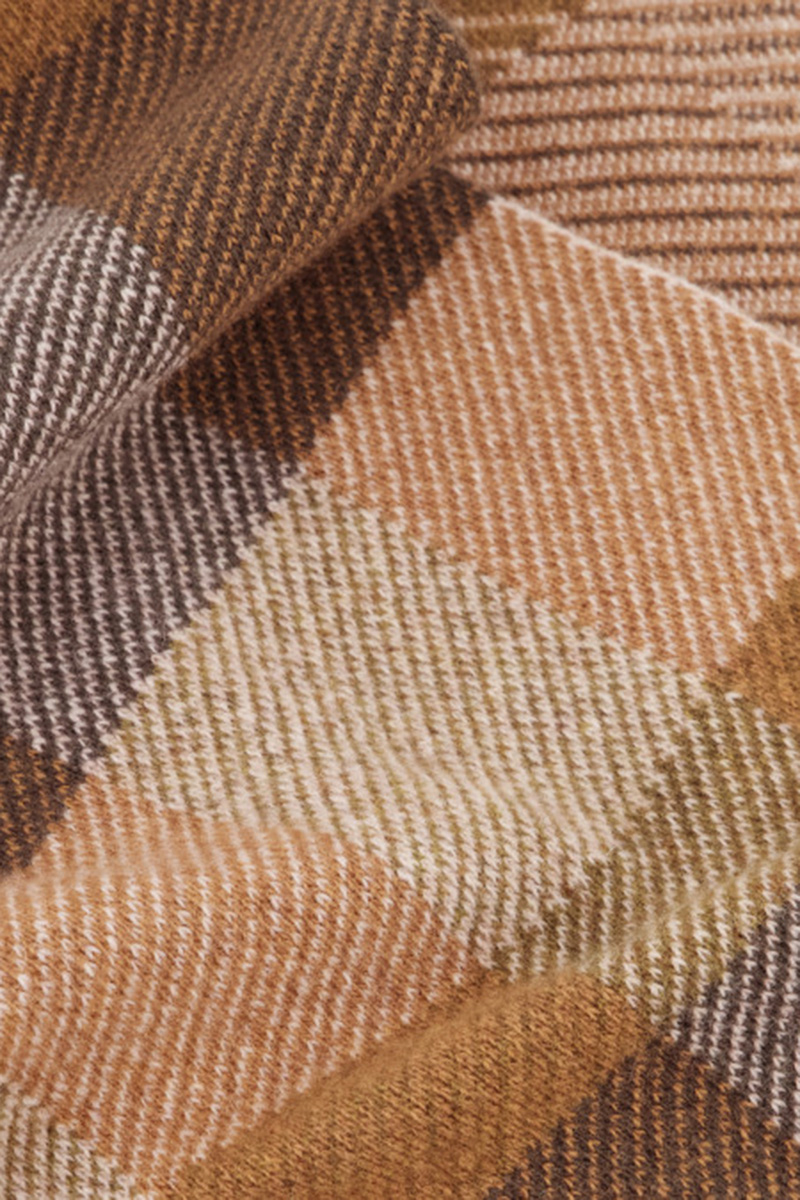 State of Art Shawl Jacquard camel 2