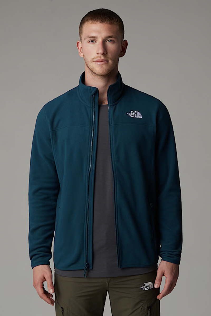 The North Face M 100 GLACIER FULL ZIP Blauw-1 2