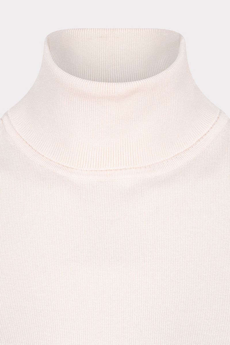 Esqualo Sweater slv/lss col basic knit Ecru-1 2