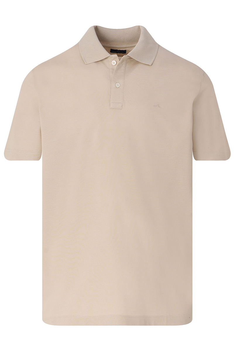 Paul & Shark Silver Collection Cotton Pique Polo bruin/beige-1 1