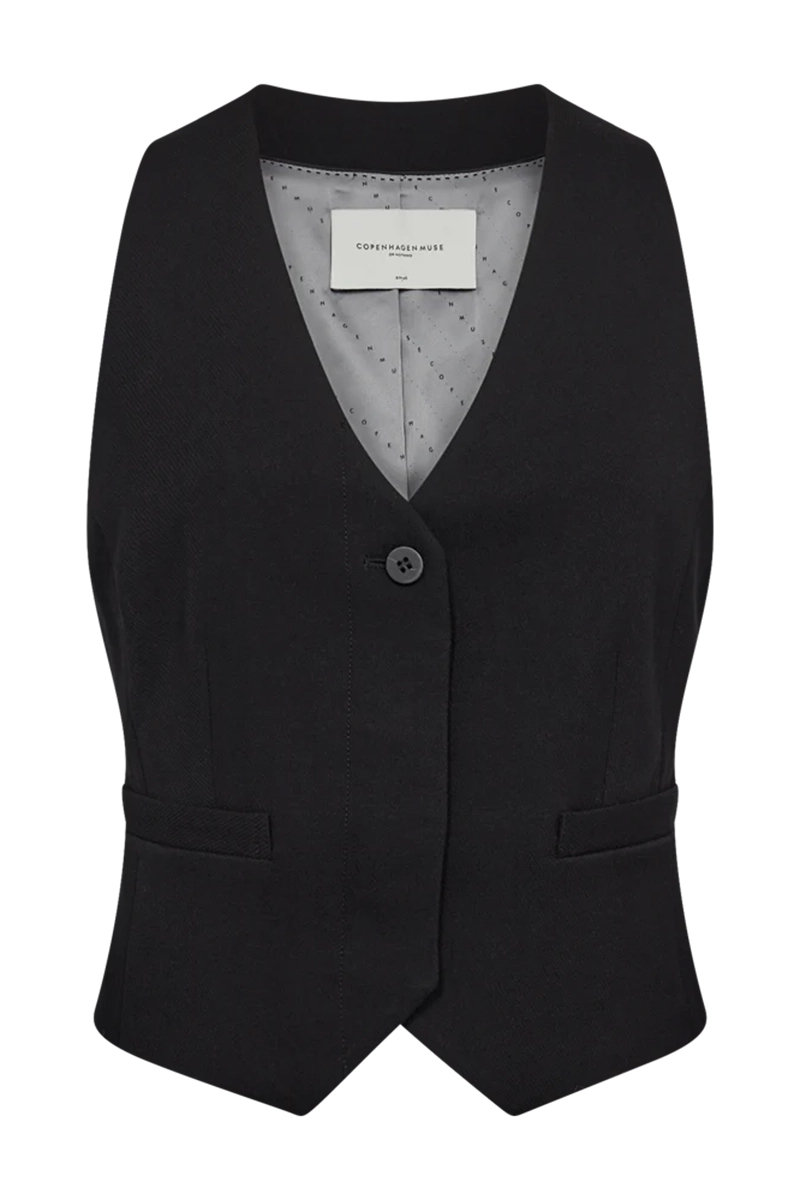 COPENHAGEN MUSE waistcoat Zwart-1 1