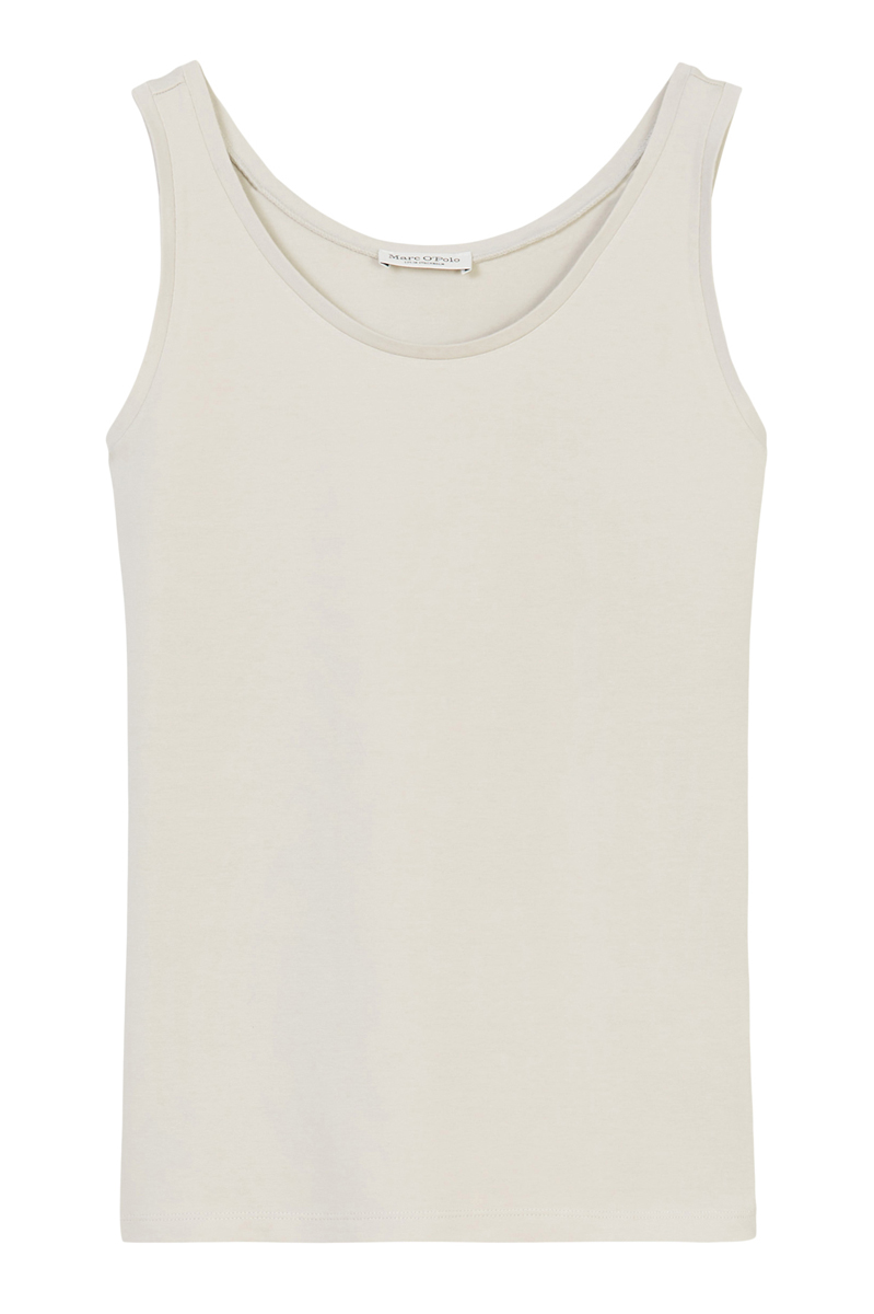 Marc O'Polo Top, round neck stone grey 1