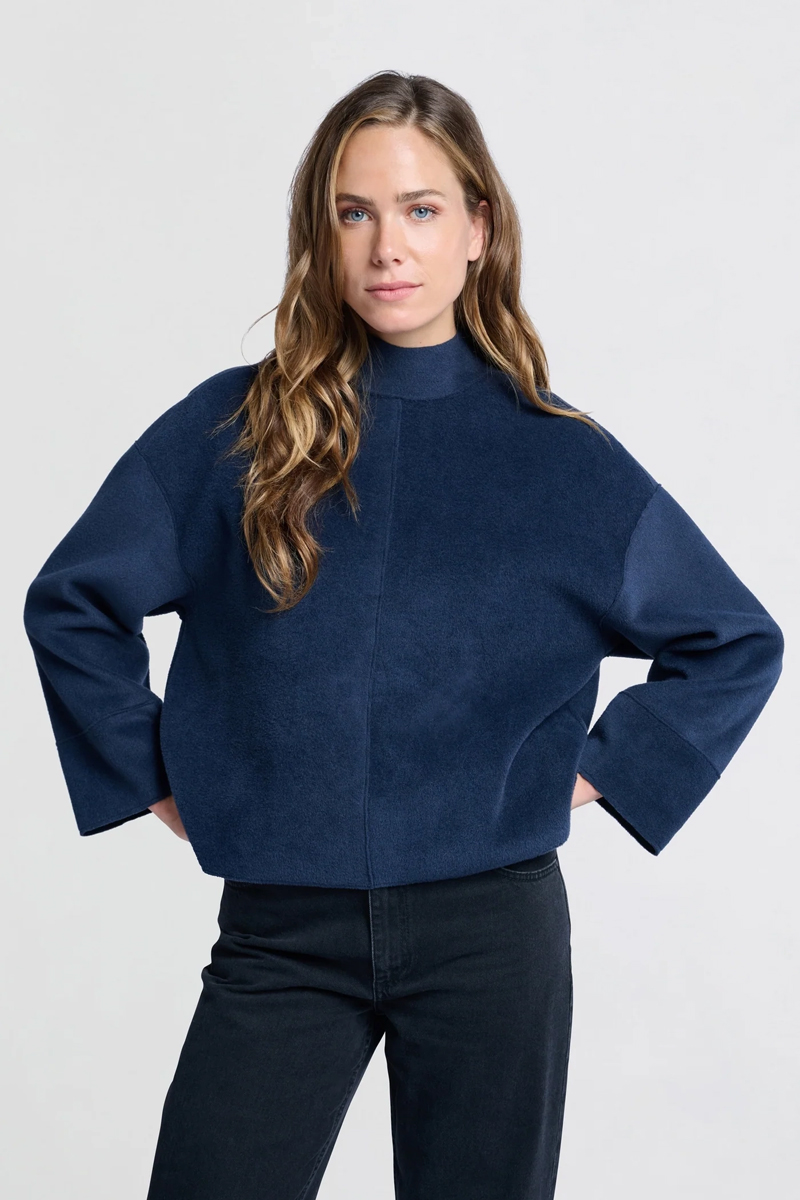 Yaya Soft sweatshirt OUTER SPACE BLUE 2