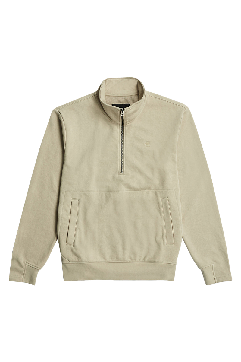 G-Star Nifous half zip sw bruin/beige-1 1