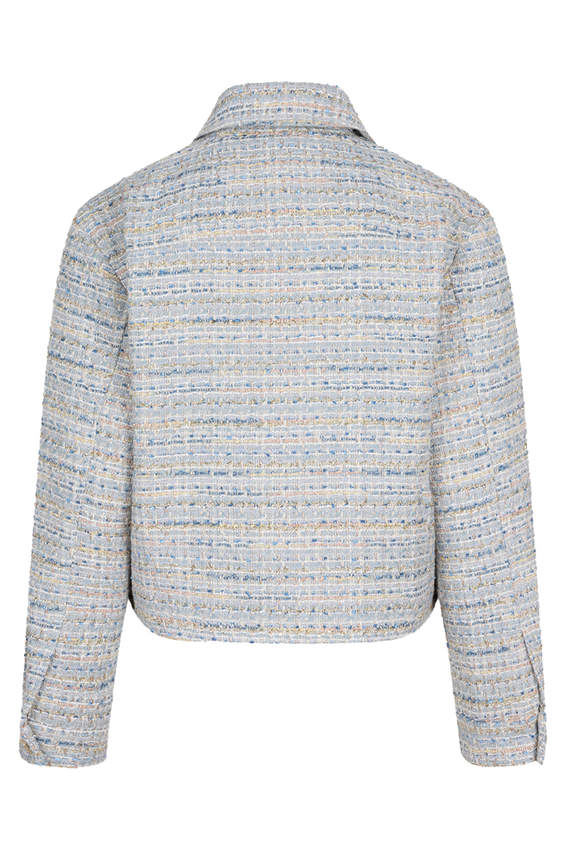 Esqualo Jacket tweed Blauw-1 3