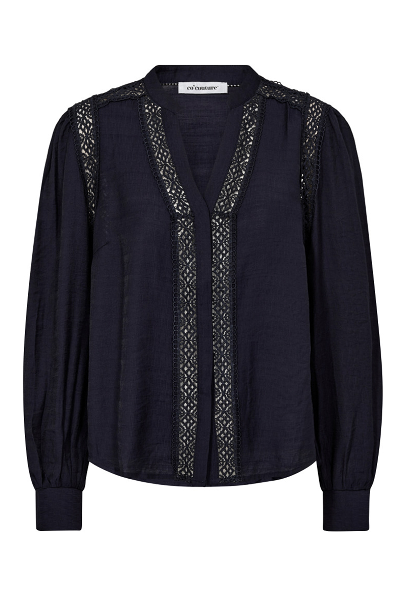 co´couture Caryn shirt Blauw-1 1