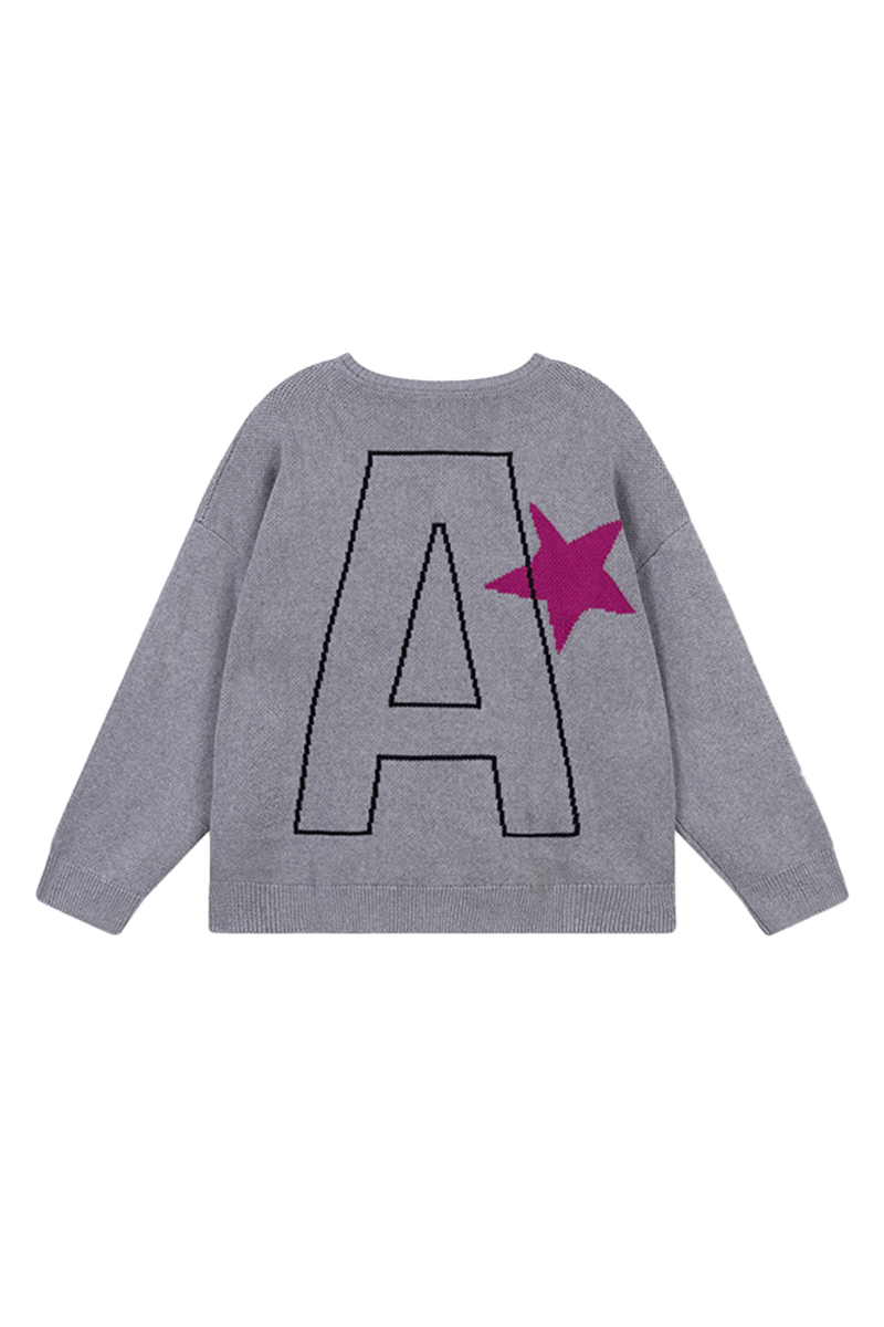 Alix the Label Alix the label pullover Grijs-1 2