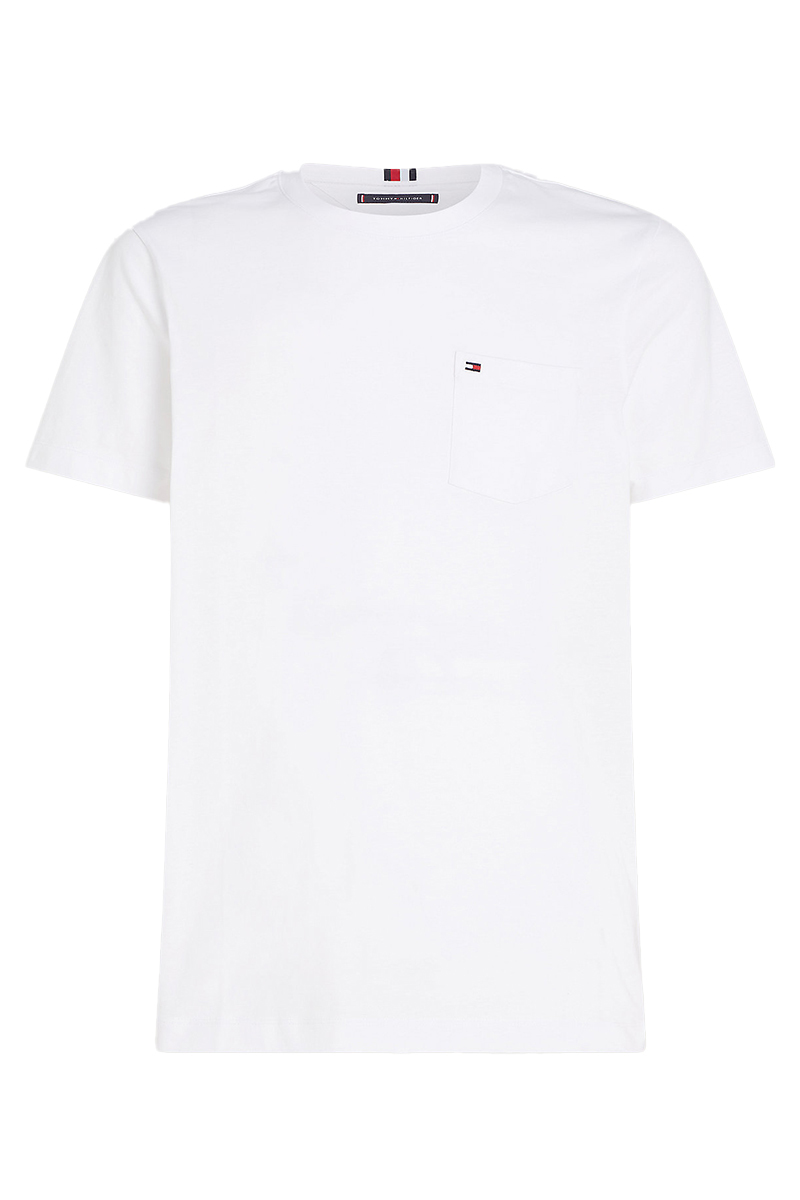 Tommy Hilfiger POCKET TEE Wit-1 1