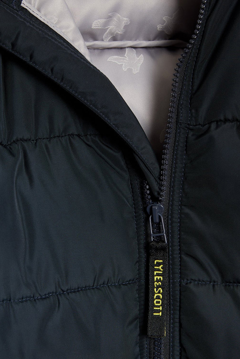 Lyle & Scott Quilted puffer coat Blauw-1 3