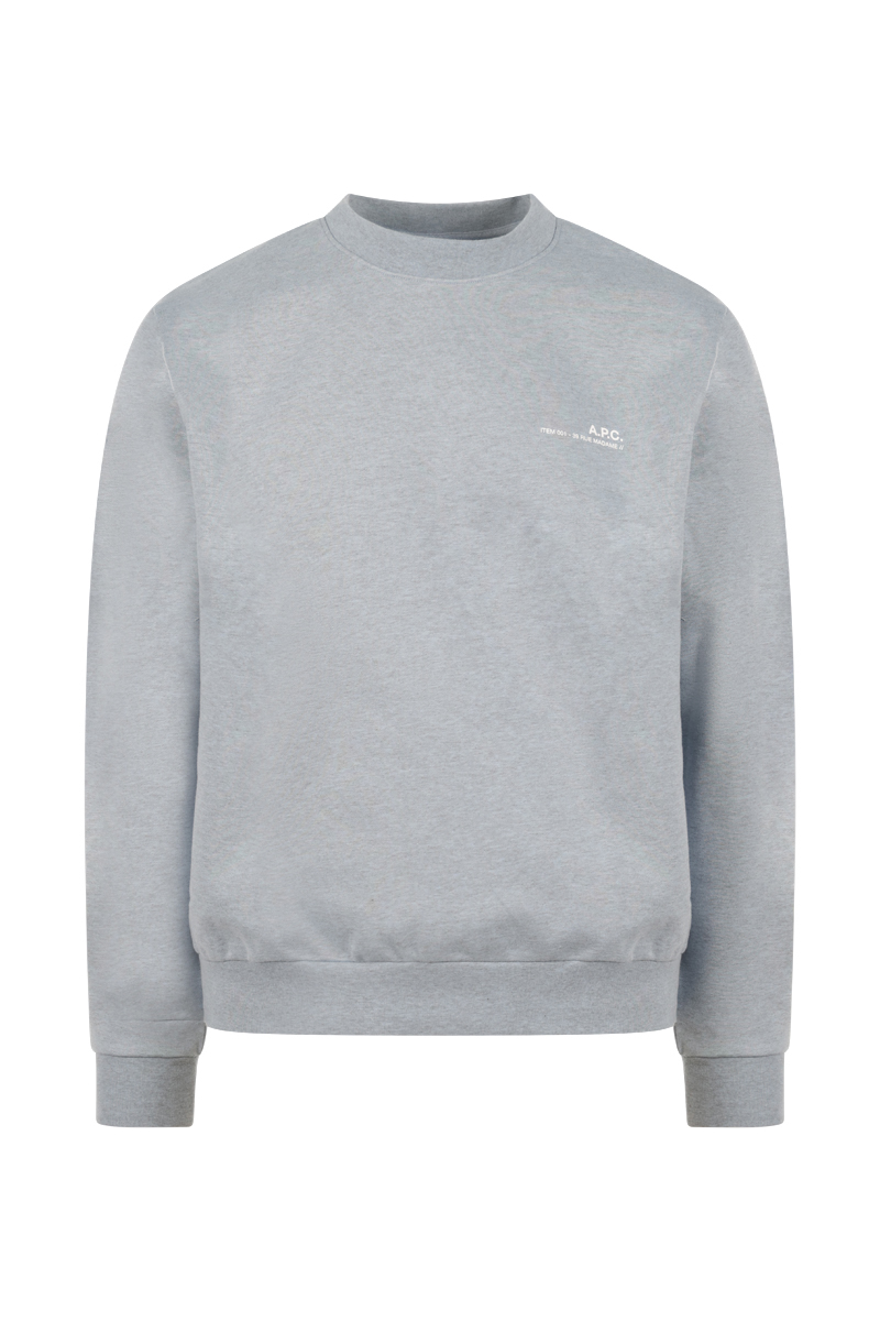 A.P.C. SWEAT STANDARD ITEM OVERDYE GOTS Blauw-2 1