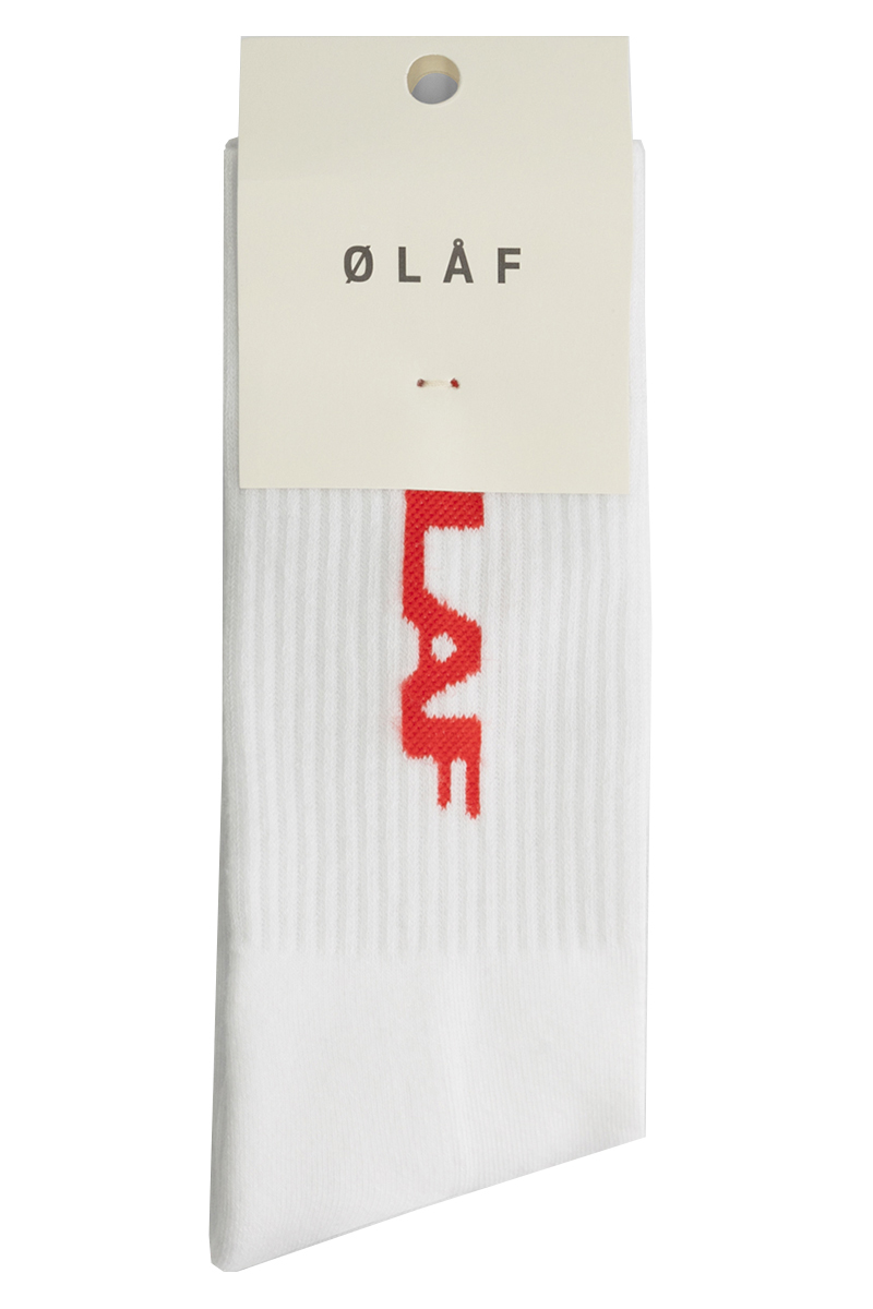 Olaf Hussein DRIFT LOGO SOCKS Wit-1 2