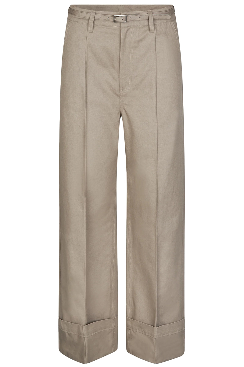 Second Female Wallie Long Trousers bruin/beige-1 1