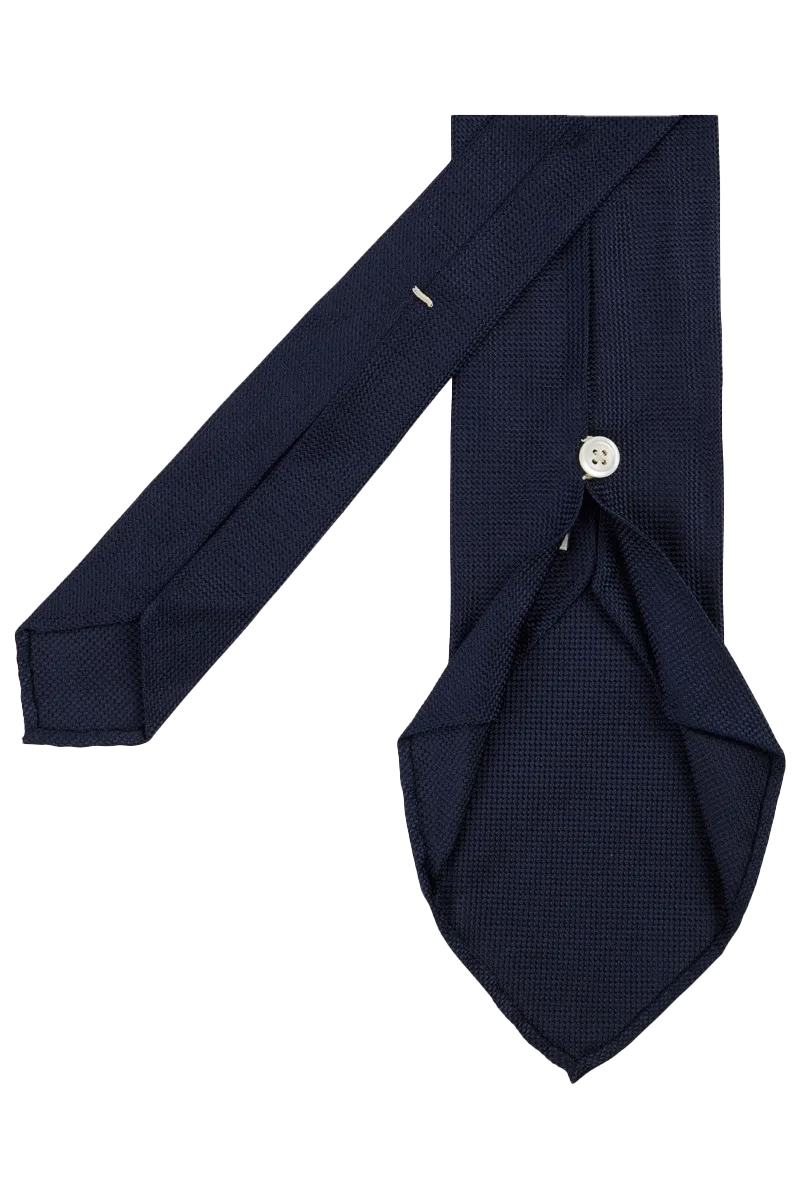 Profuomo TIE SILK WOVEN NAVY Navy 2