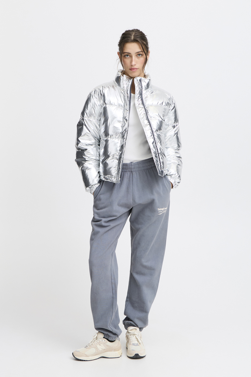 The Jogg Concept JCDAGNA METALLIC JACKET Zilver-1 2