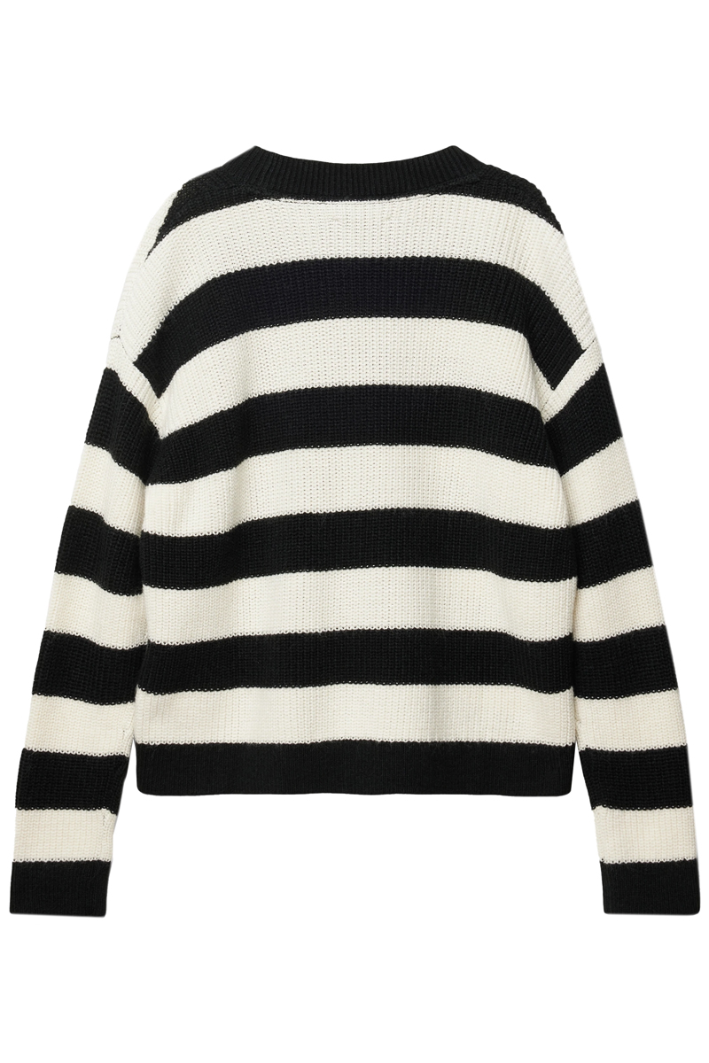 Calvin Klein Ck stripe sweater Zwart-1 3