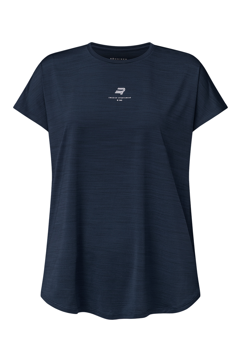 Rohnisch MOTION LOOSE TEE Blauw-1 1