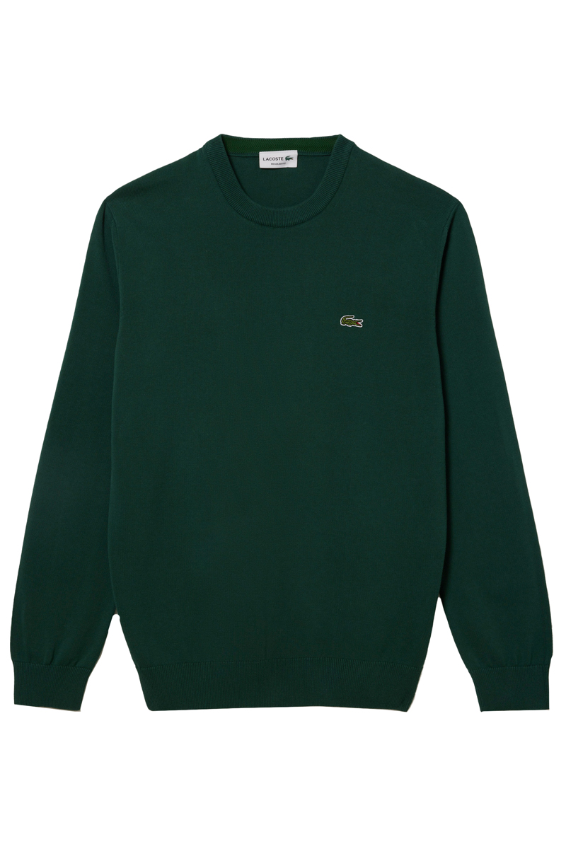 Lacoste MENS SWEATER Groen 1 Voorwinden